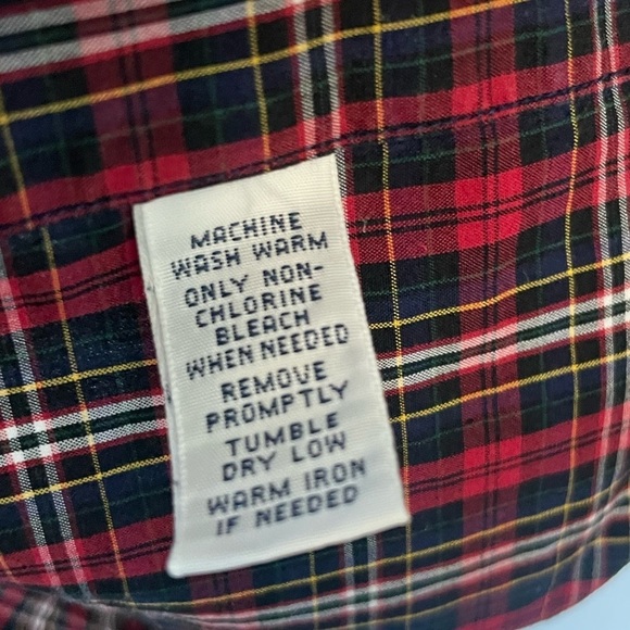 Ralph Lauren Blue Label Men’s L Button Down Classic Plaid Long Sleeve with Horse - Picture 5 of 7